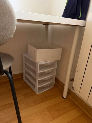 Organizador de tela y plástico