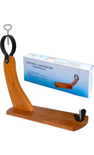 Soporte Jamonero Gondola Madera