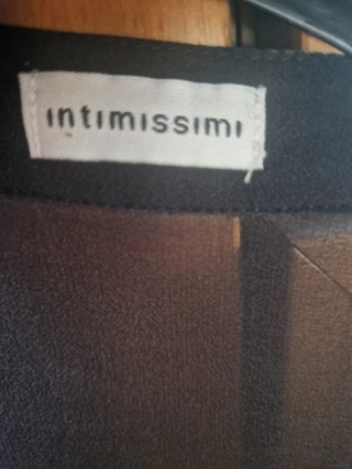 Blusa Intimissimi nera trasparente taglia M