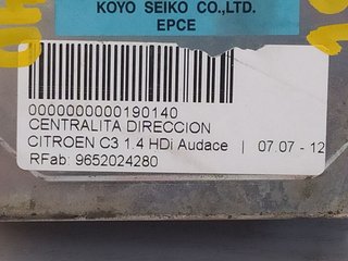 CENTRALITA DIRECCION CITROEN C3 1.4 HDi Audace