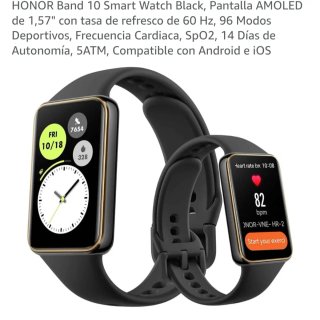 HONOR Band 10 Smartwatch Negro