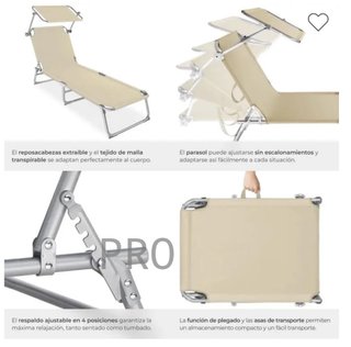 Tumbona plegable
