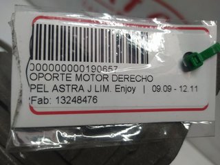 SOPORTE MOTOR DERECHO OPEL ASTRA J LIM. Enjoy