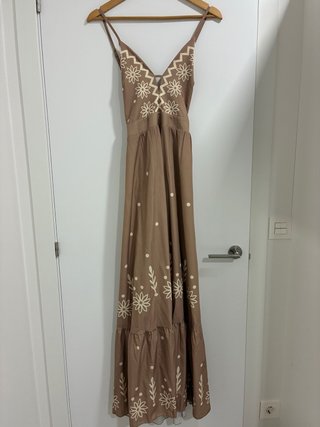 Vestido largo estampado floral Talla S