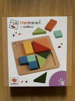 Puzzle madera Montessori Eichhorn 12 piezas