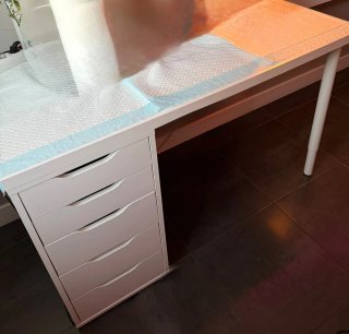 Mesa tocador blanca