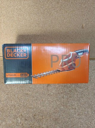 Tijera cortasetos 3.6V litio BLACK+DECKER