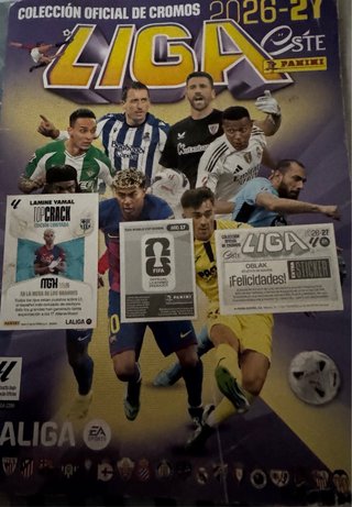Cromos de fútbol LIGA Panini