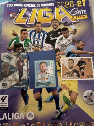 Cromos de fútbol LIGA Panini