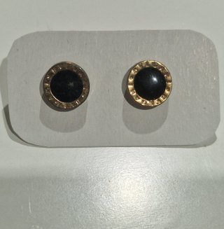 Pendientes Redondos dorados vintage