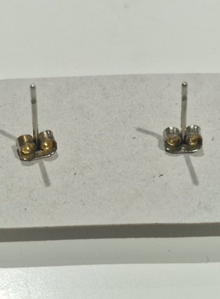 Pendientes Redondos dorados vintage