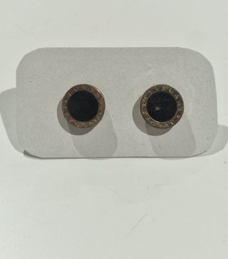 Pendientes Redondos dorados vintage