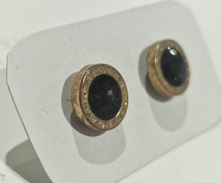 Pendientes Redondos dorados vintage