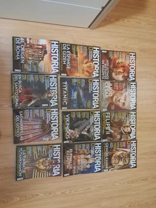 12 revistas National Geographic 2024 + 12 historia