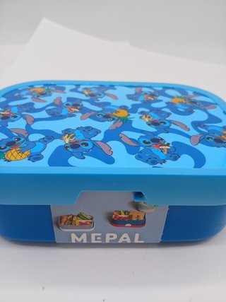 Mepal - Fiambrera Campus - Bento Box para Niños - Lonchera con Compartimento y Tenedor - Fiambrera c
