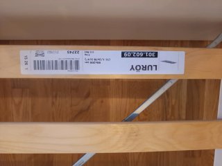 Somier de láminas IKEA Luröy 80x200 cm