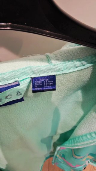 Chaqueta niña unicornios y arcoíris