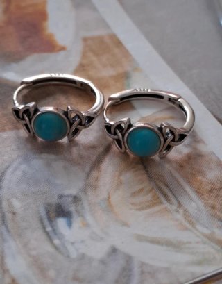 Pendientes S925 Turquesa
