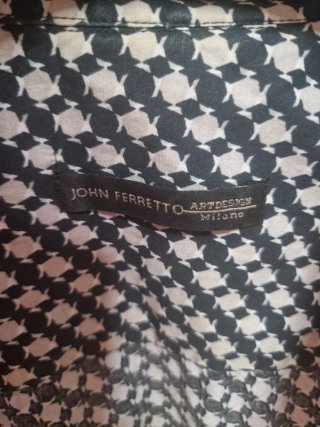 Camicia Jhon Ferrettone fantasia, taglia M