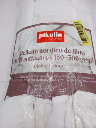 PIKOLIN Home – Duvet 135 x 200 cm – Duo 4 Seasons 150 + 300 g Soft and Breathable Fibre – Filling fo