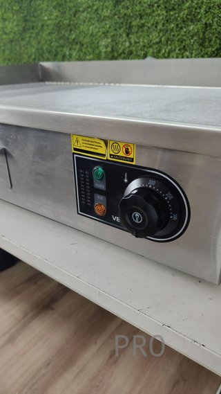 Plancha Eléctrica, 3200 W, Control de Temperatura Ajustable 50 a 300 °C