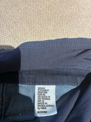 Pantalón vaquero premamá H&M azul
