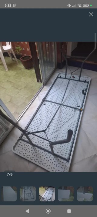 Mesa Plegable exterior camping balcon jardin