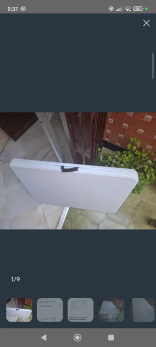 Mesa Plegable exterior camping balcon jardin