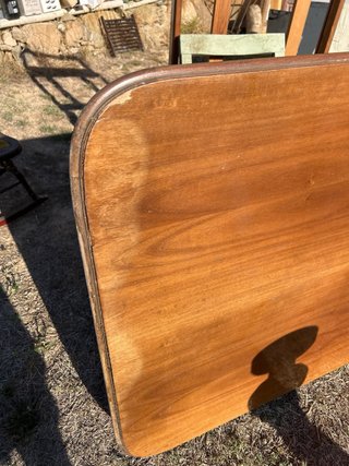 patas y mesa Extensible de Madera Vintage