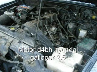 Motor d4bh hyundai galloper 2.5