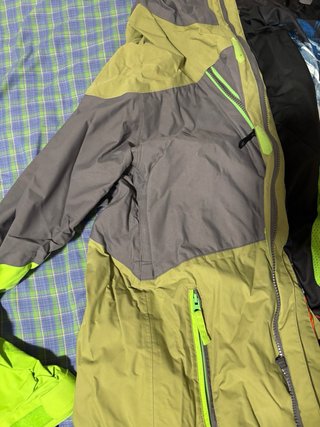 Chaqueta de Snow Armada Verde y Gris