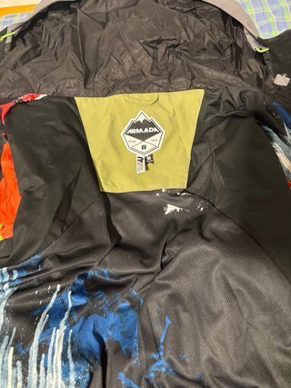 Chaqueta de Snow Armada Verde y Gris
