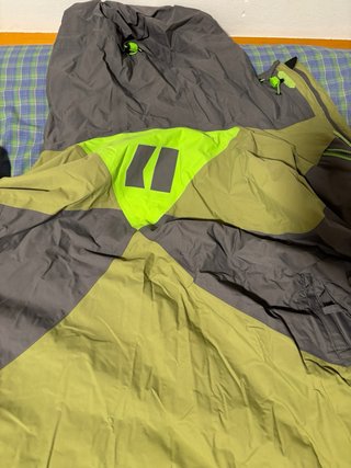 Chaqueta de Snow Armada Verde y Gris