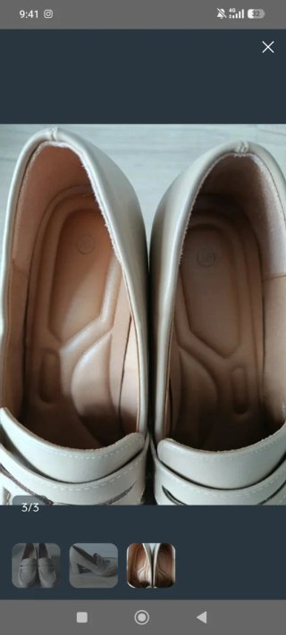 Zapatos de tacón beige