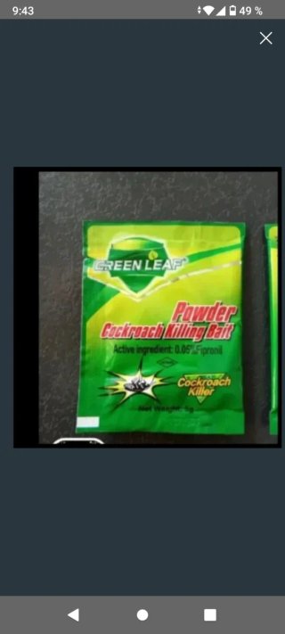 100 Sobres Mata Cucarachas Green Leaf