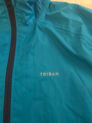 Chubasquero Ciclismo Triban Azul Talla L