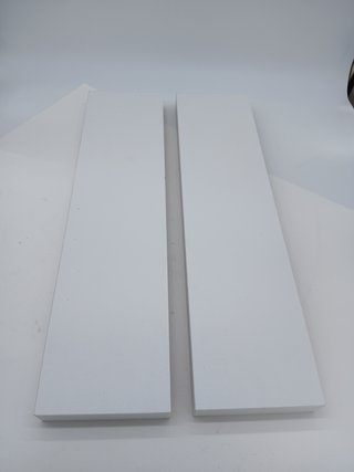 Relaxdays Estantes Pared Colgantes, Pack de 3, 60 x 15 cm, Baldas Flotantes, MDF, Diseño Moderno, Se