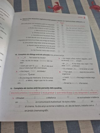 A punt 2 curs de català A 2. llibre déxercicis