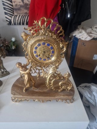 Reloj de sobremesa de bronce Envio Inpost