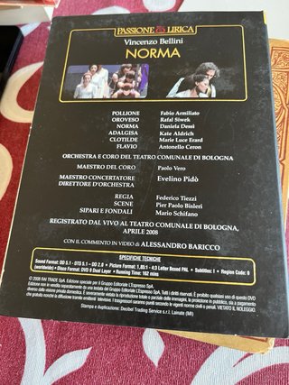 DVD Norma - Vincenzo Bellini