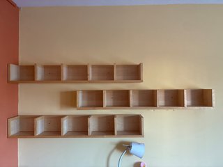 3 Estanterías IKEA de Madera
