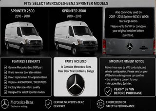 Emblema trasero completo nuevo Sprinter 906 907