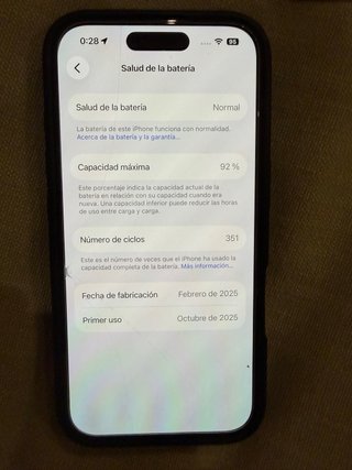 iPhone 16 128GB Negro