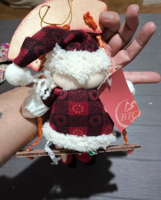 Colgante Papá Noel Feliz Navidad