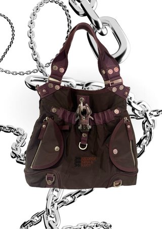 Borsa George Gina & Lucy Marrone Prugna Vintage Y2