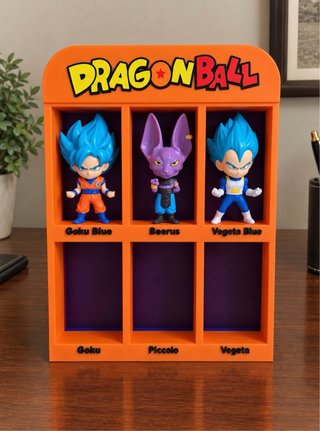 Expositor Dragon Ball para 6 Figuras Burger King