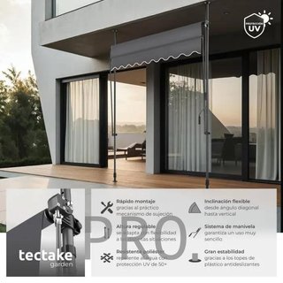 Toldo plegable para balcón