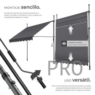 Toldo plegable para balcón