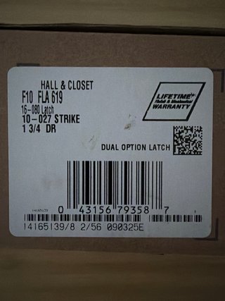 Maneta de puerta completa, marca Schlage