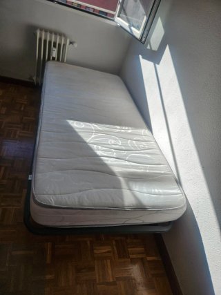 Cama individual 90cm + Colchón
